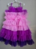 Picture of Shaded Ruffled Dress With Attached Fancy Belt 6-7y