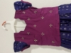 Picture of Pure kanchi pattu lehanga with contrast blouse 4-6Y