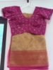 Picture of banaras and kalamkari saree combo