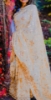 Picture of Beautiful Gold  sequins saree paired  with 2custom stitched sleeveless  blouse