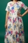 Picture of Never worn Chanderi Floral dress with scallop collar