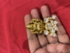 Picture of White beads haaram with Lakshmi Devi side pendants