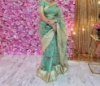 Picture of Floral organza saree