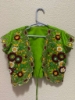 Picture of Pure Ikkat frock Brown and green colour 4-6years
