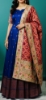 Picture of Pure Kanchi Pattu Long Frock with Patola Dupatta 