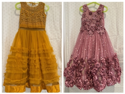 Picture of Partywear Long Dress combo 4-5y
