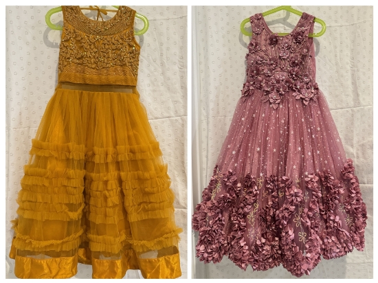 Picture of Partywear Long Dress combo 4-5y