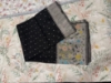 Picture of Black kora organza saree with meenakari border