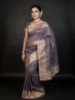 Picture of Lavender Crushed Tissue Saree