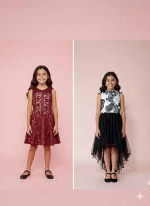 Picture of Pretty party wear for Girls 10-12y