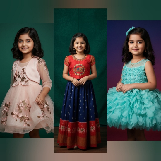 Picture of Bundle of 3 Beautiful Toddler Dresses 2-4y