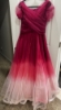 Picture of Pink gender reveal long frock