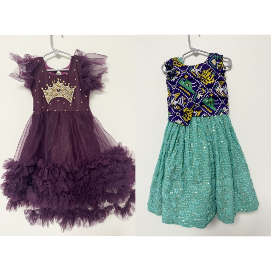Picture of Frock and lehanga combo 1-2y