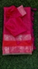 Picture of Rani Pink checks gap border saree
