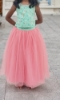Picture of Full hand work Crop top with flared skirt 4-5y