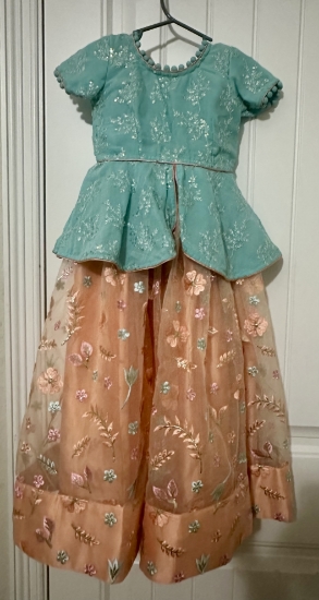 Picture of Beautiful Peach & Blue set 4y - 5y