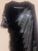 Picture of New 1 min Ready to drape Black Sequin Saree 