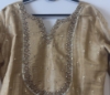 Picture of Golden tissue anarkali