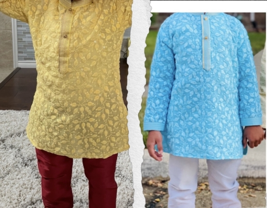 Picture of Chikankari kurta set 2-3y