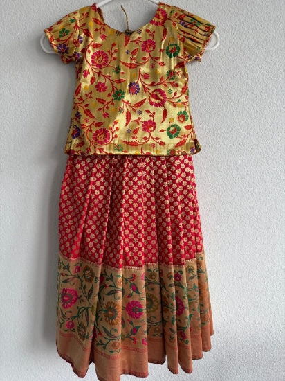 Picture of Semi Paithani Langa 4-5y