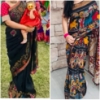 Picture of Linen and kalamkari Sarees Combo