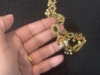 Picture of Pachi kundan and lakshmi neck combo