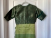 Picture of NEW Banaras Brocade Saree In Olive Green color