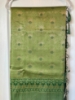 Picture of NEW Banaras Brocade Saree In Olive Green color