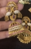 Picture of Peacock and navaratan jhumkas combo