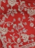Picture of Red Organza saree with embroidery 