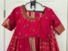Picture of Kowshiki couture Pink Chanderi Silk Lehanga