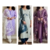 Picture of Combo : 3 Pc Party Wear Kurthi Sets 