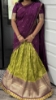 Picture of Purple benaras lehenga with Georgette dupatta