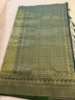Picture of NEW Banaras Brocade Saree In Olive Green color