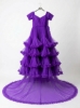 Picture of Dreamy Purple Ruffle Maternity Gown