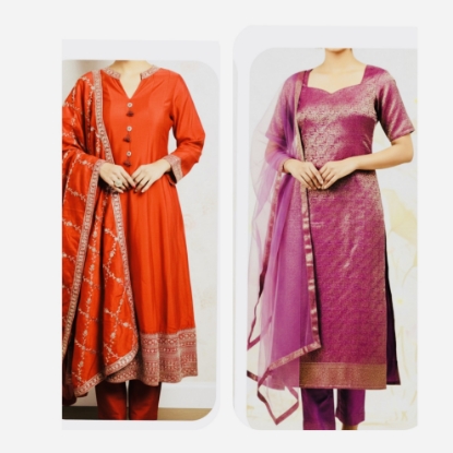 Picture of Combo: New Designer Party Wear 3 Pc Kurthi  sets 