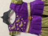 Picture of Green and purple lehenga 1-2y