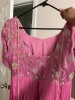Picture of Pink tissue long frock