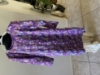 Picture of Lavender floral kurta with zari work 