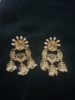 Picture of Jalebi motifs haram with 3 jhumka earrings 