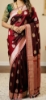 Picture of Handloom Venkatagiri Pattu saree with beads work blouse 