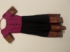 Picture of Black & Pink Narayanpet long frock for 6-8 year. 