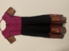 Picture of Black & Pink Narayanpet long frock for 6-8 year. 