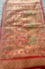 Picture of navy blue paithani saree