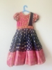 Picture of Blue frock with maggam work 4-6y
