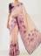 Picture of Hand Painted Pure Crepe Silk Saree and blouse 