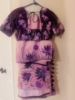 Picture of Hand Painted Pure Crepe Silk Saree and blouse 