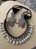 Picture of Beaded Choker & statement earrings