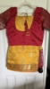 Picture of Classic Yellow & red border Silk Saree Set with Traditional Border