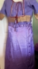 Picture of Never worn Lavender and red pure chanderi saree with custom made blouse 